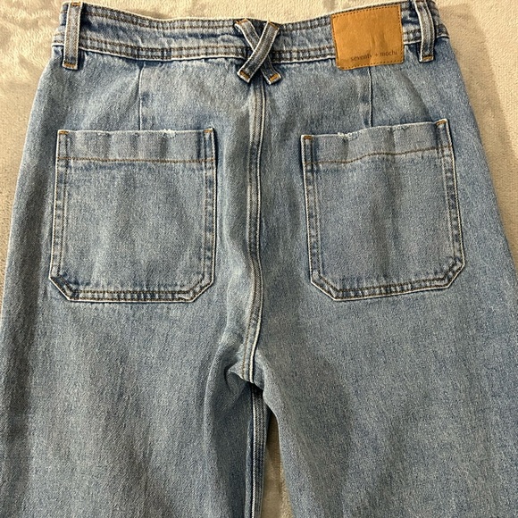 Anthropologie seventy + mochi Mabel high waisted wide leg jeans - Picture 8 of 16